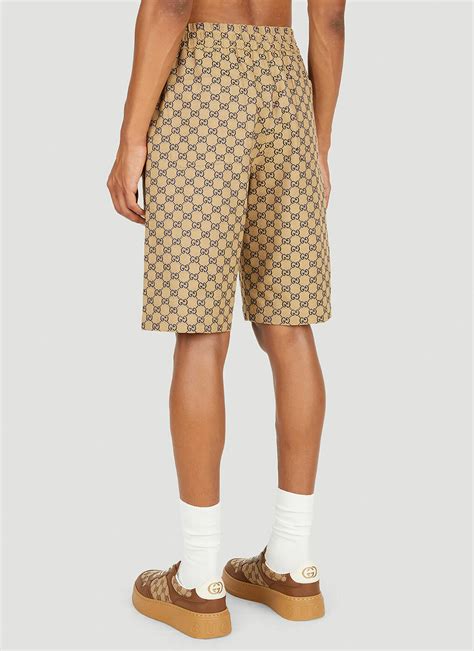 gucci gg jacquard shorts|Jumbo GG cotton jacquard shorts .